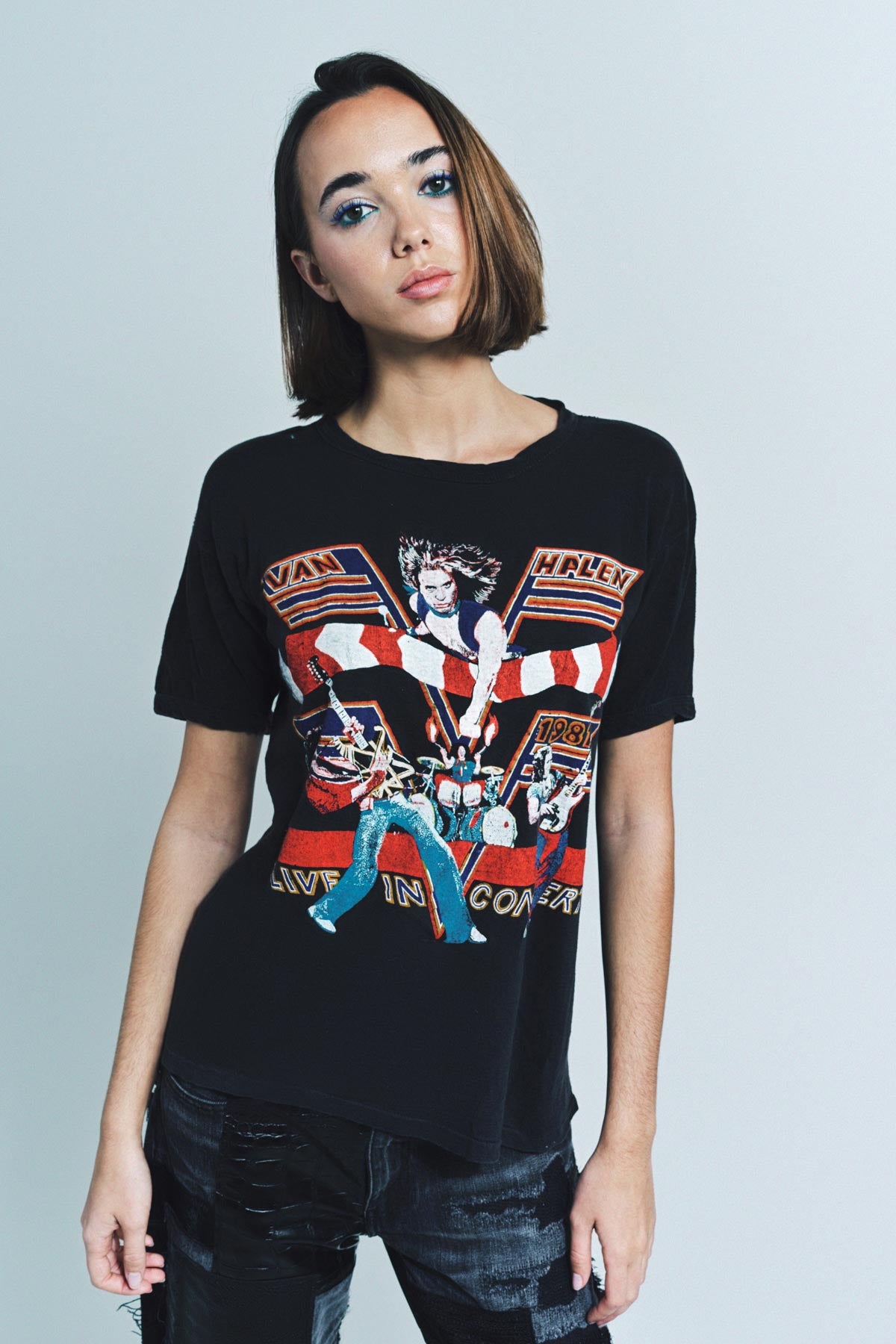 MAXFIELD VINTAGE | 1980'S VAN HALEN TEE - MAXFIELD LA