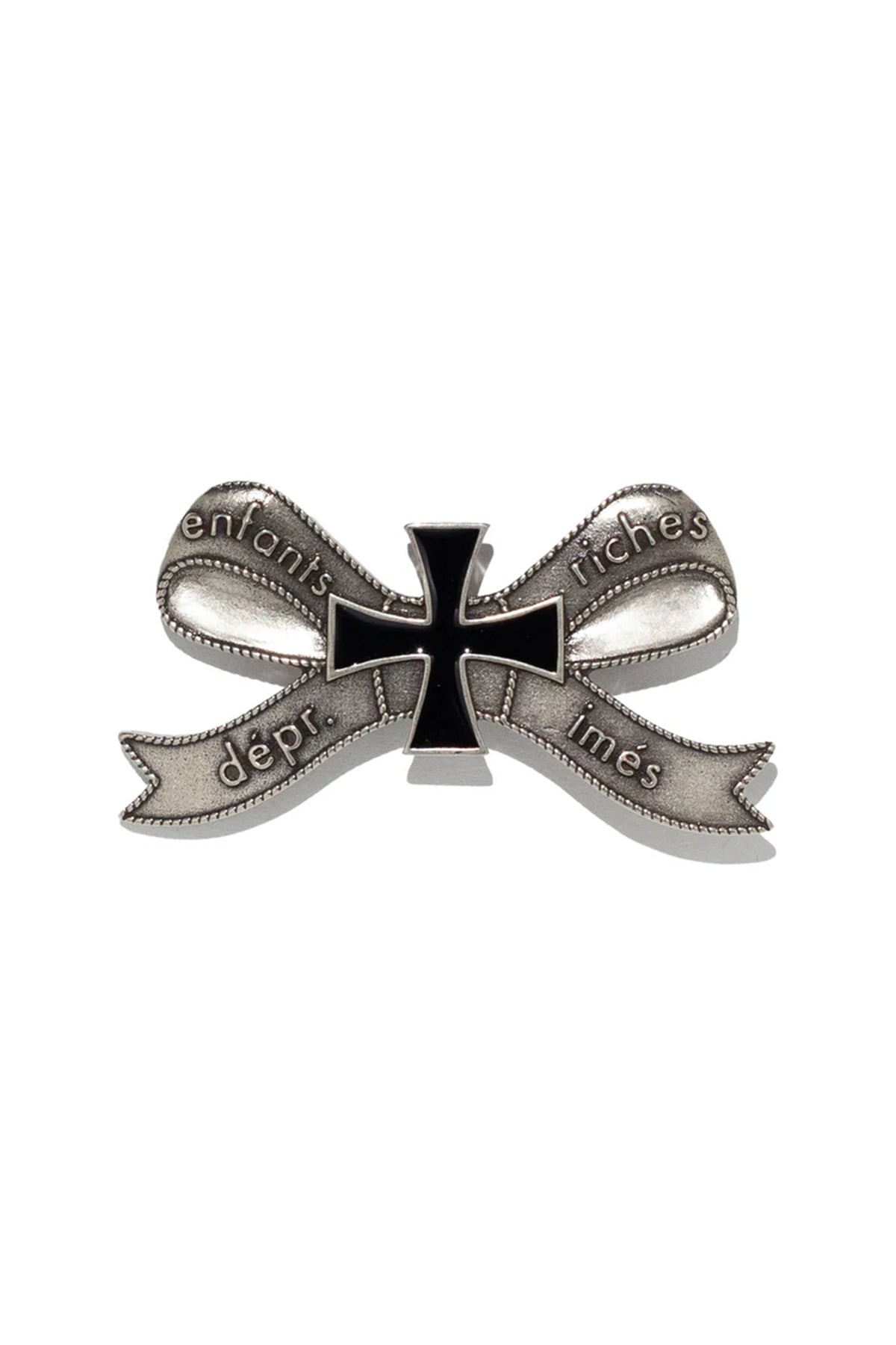 ENFANTS RICHES DÉPRIMÉS | BOW AND CROSS PIN