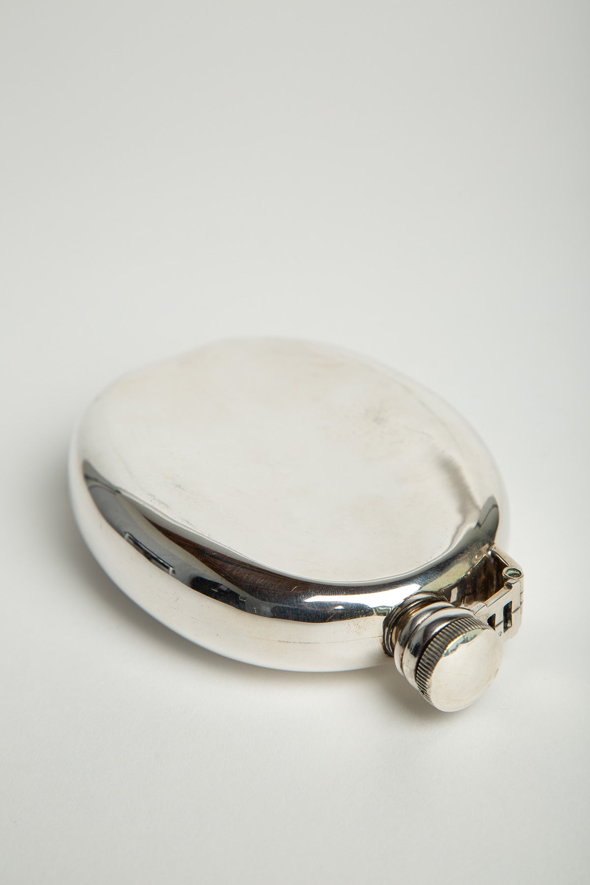 HERMÈS | 1960'S LARGE STERLING SILVER FLASK