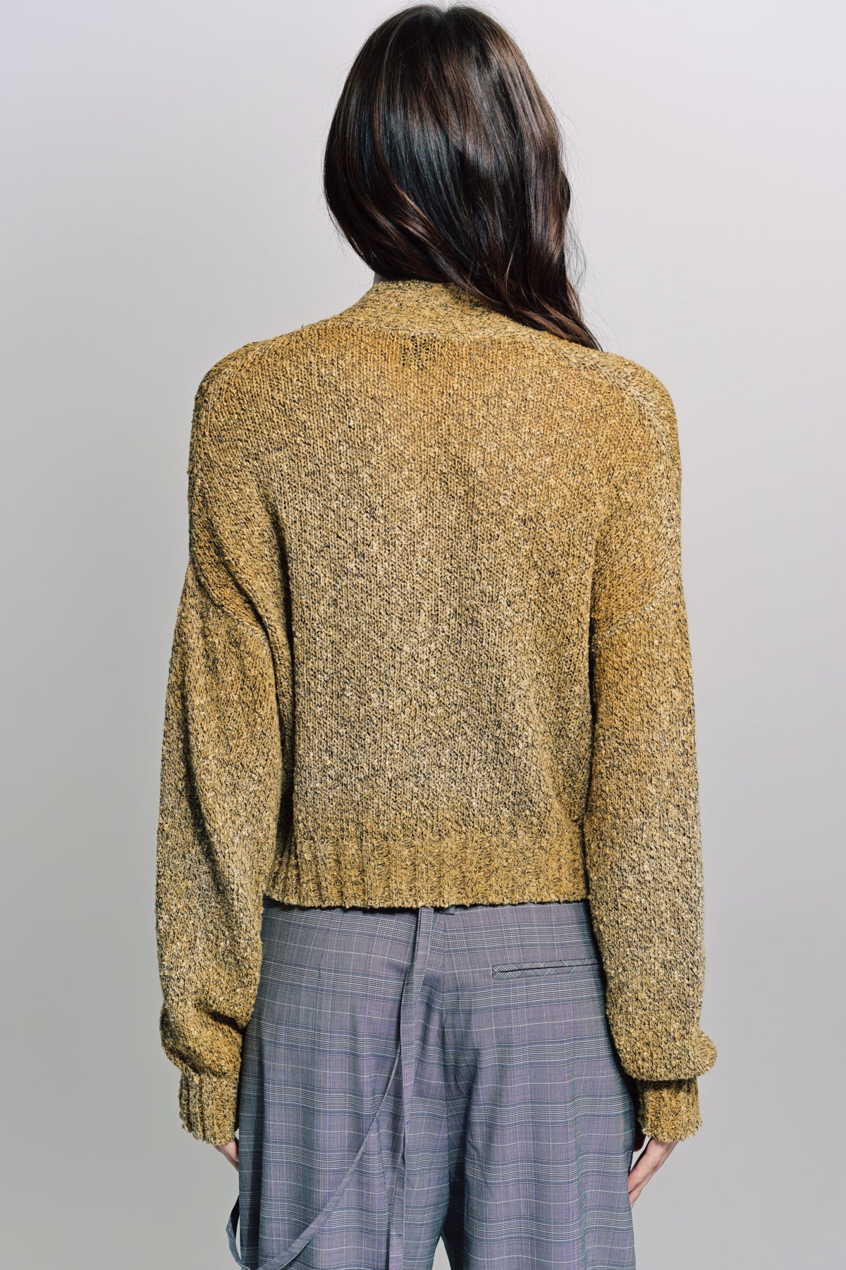 AVANT TOI | MOULINE BOXY CARDIGAN