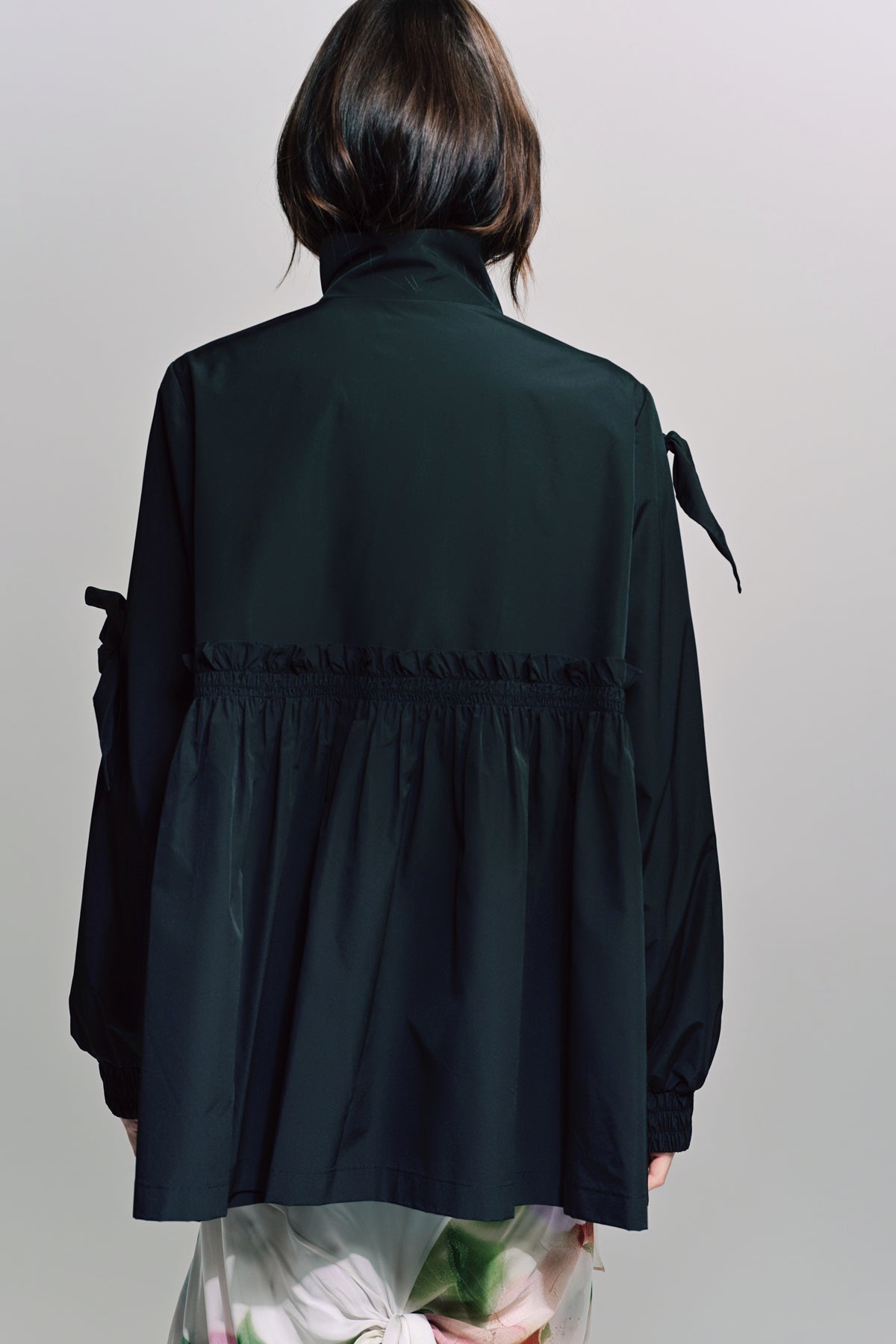 CAROLINE HU | GATHERED BOW JACKET