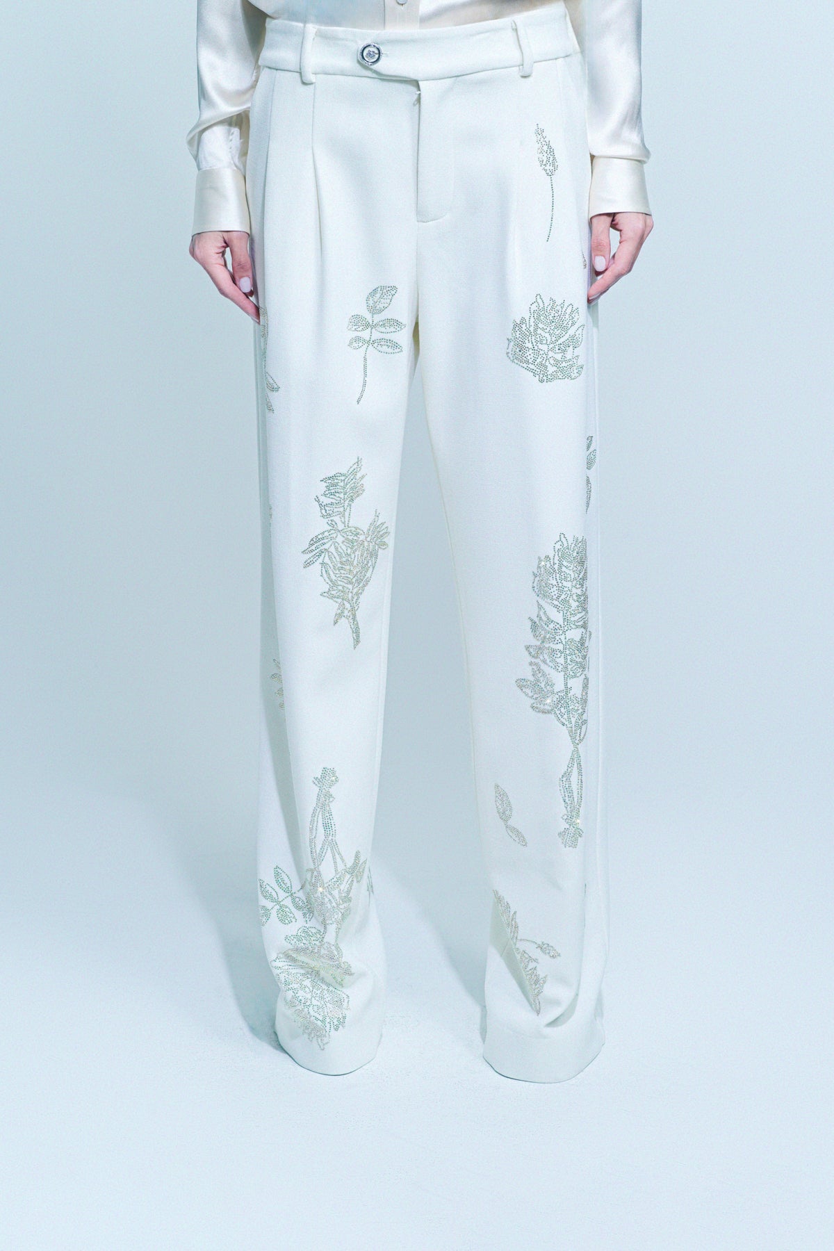 LIBERTINE | ‘ELIZABETH ST GARDEN’ BAGGY TROUSERS - MAXFIELD LA