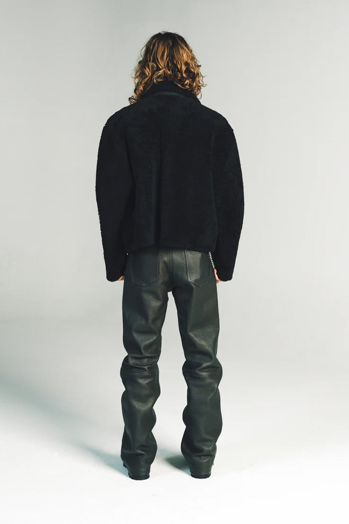 SECOND/LAYER | TOKER LEATHER SHEARLING JACKET