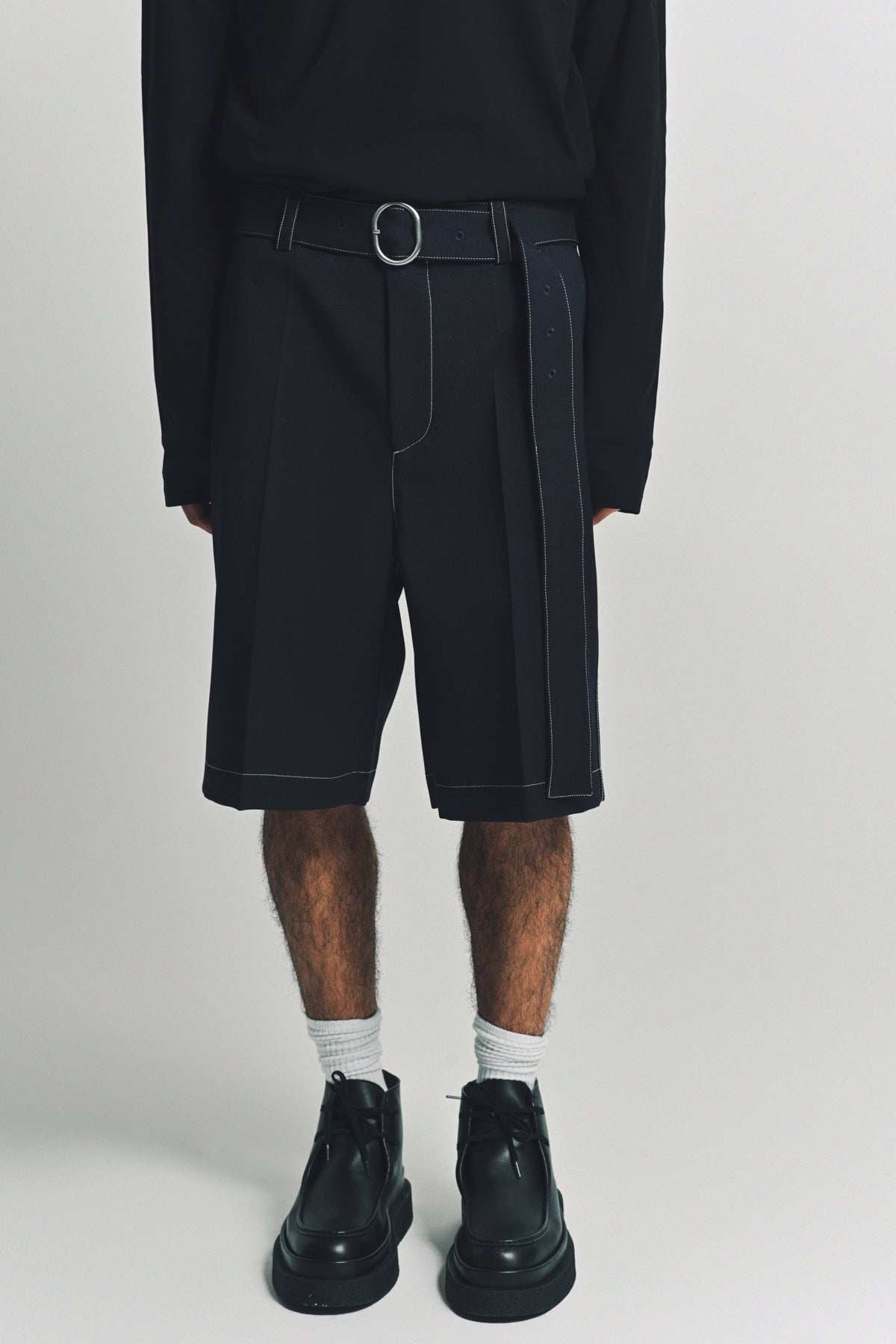 JIL SANDER | BELTED SHORTS - MAXFIELD LA