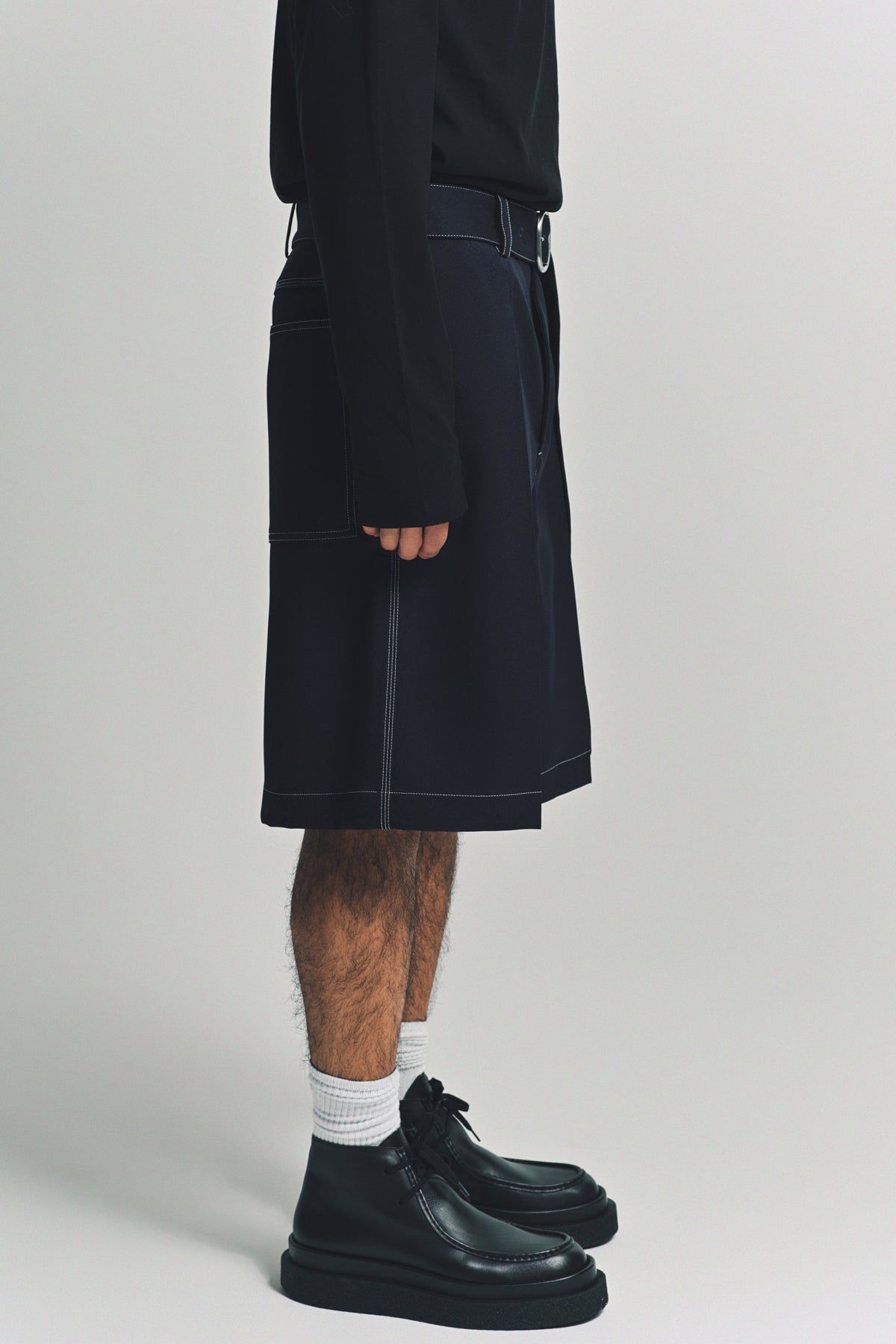 JIL SANDER | BELTED SHORTS - MAXFIELD LA