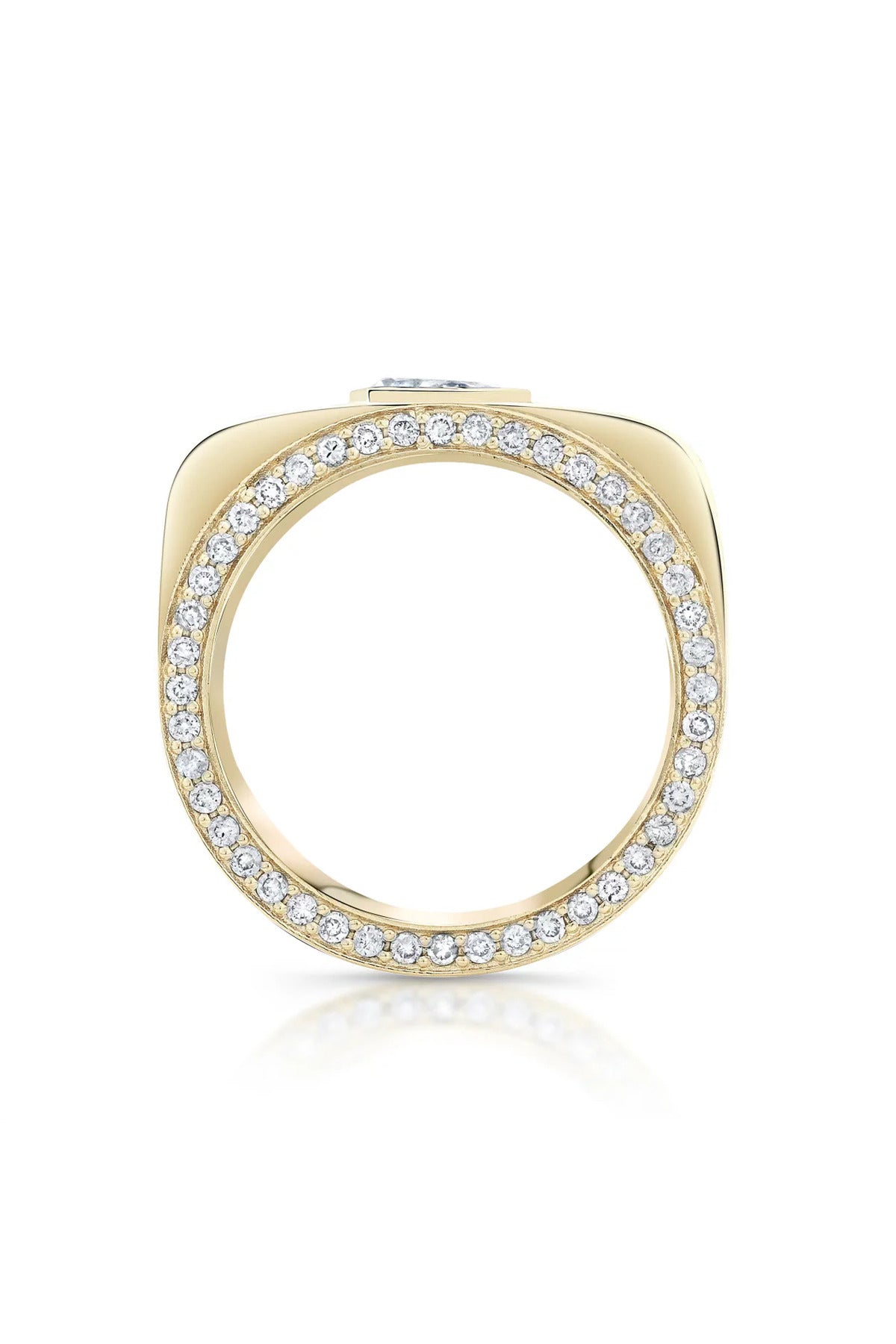 LORAIDA | VORTEX CHUNKY PEAR DIAMOND RING