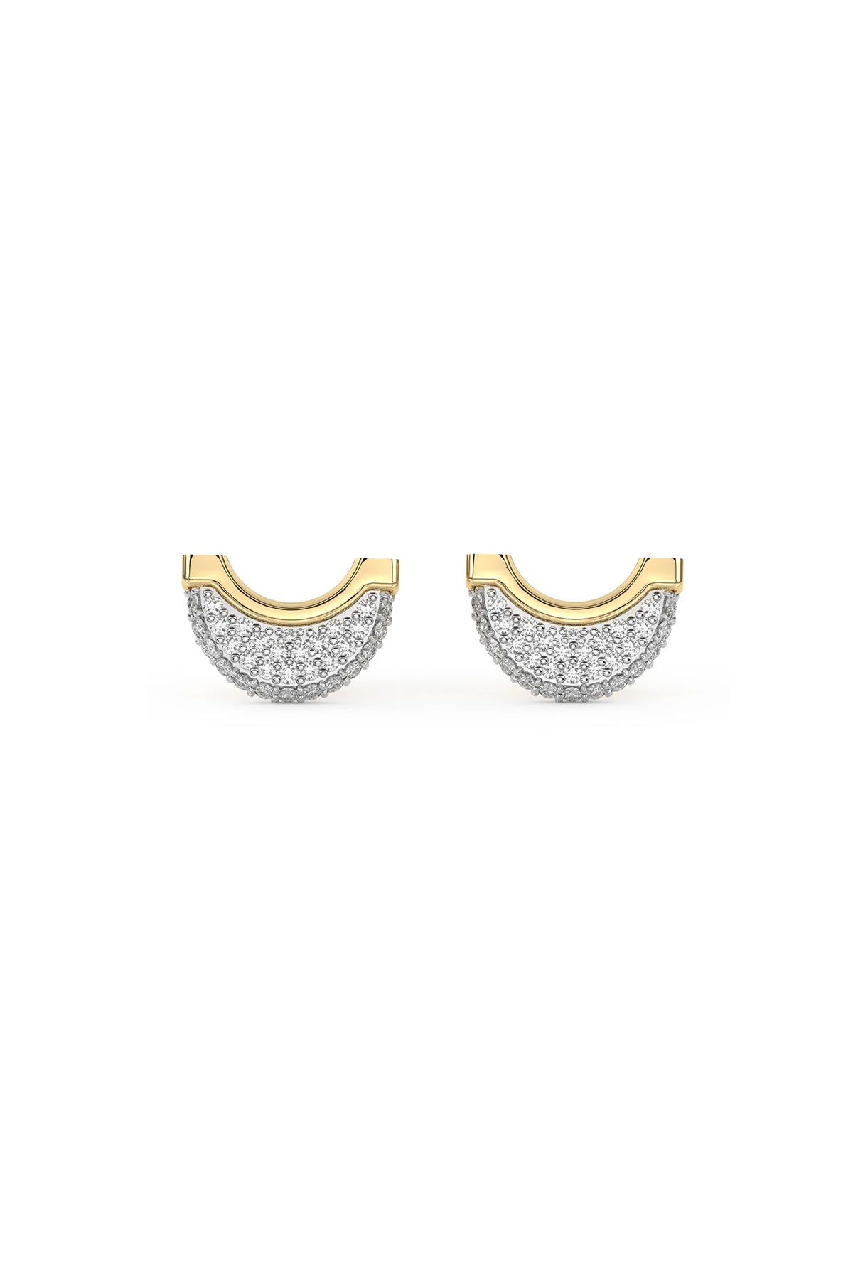 WYLD BOX | LUNA PAVE DIAMOND STUD EARRINGS - MAXFIELD LA