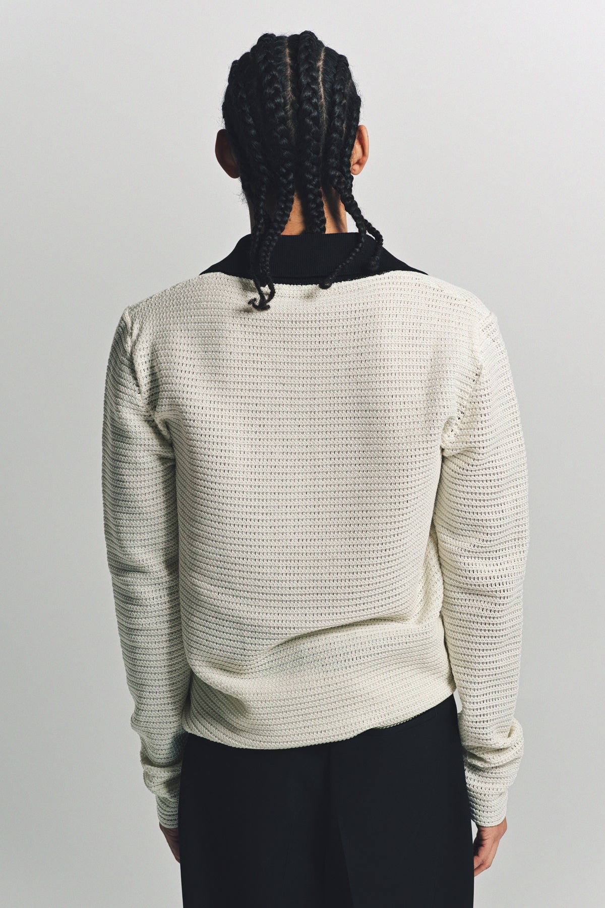 JIL SANDER | KNIT POLO JUMPER - MAXFIELD LA