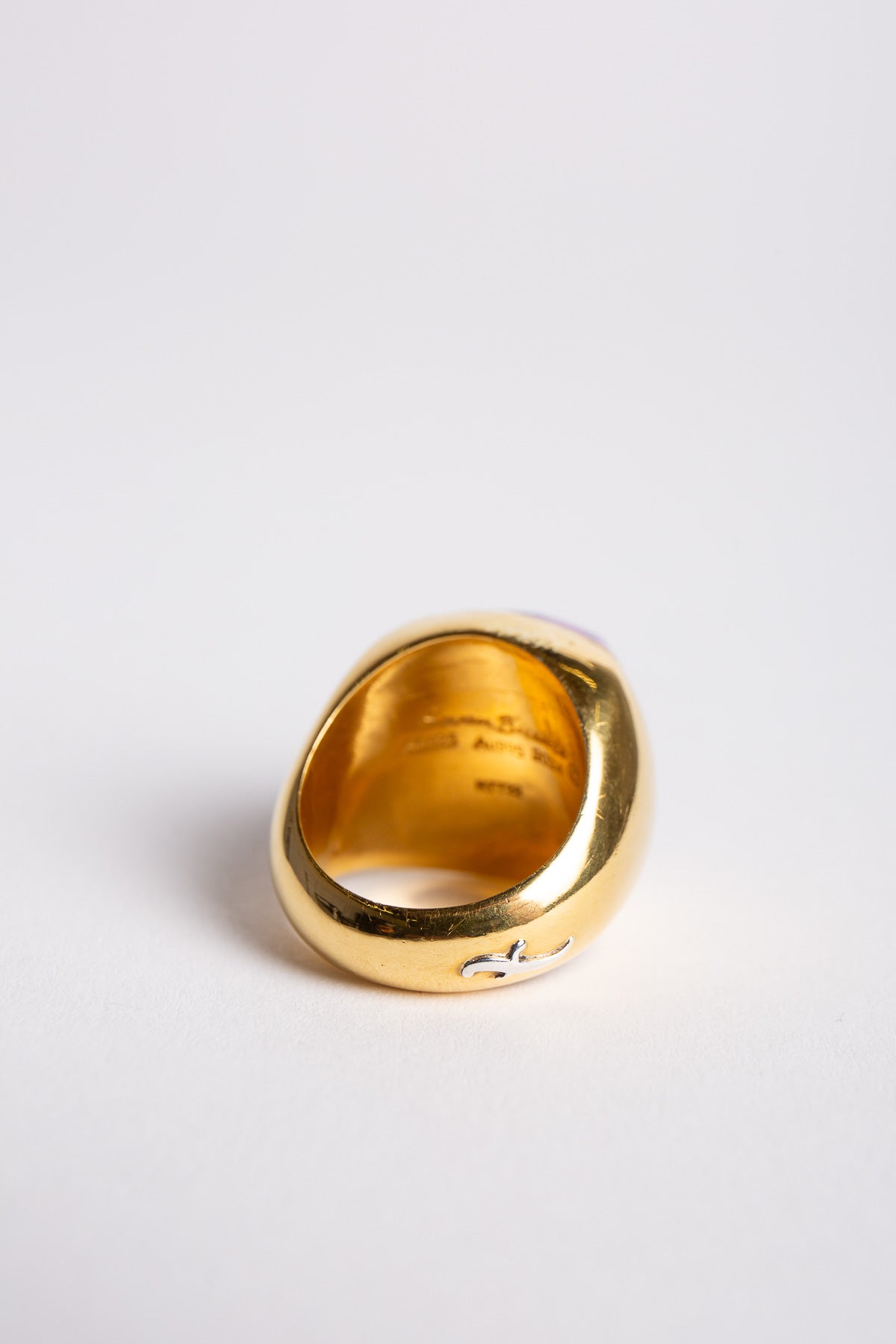 SEVAN BIÇAKÇI | 24K YELLOW GOLD AND STERLING SILVER RING