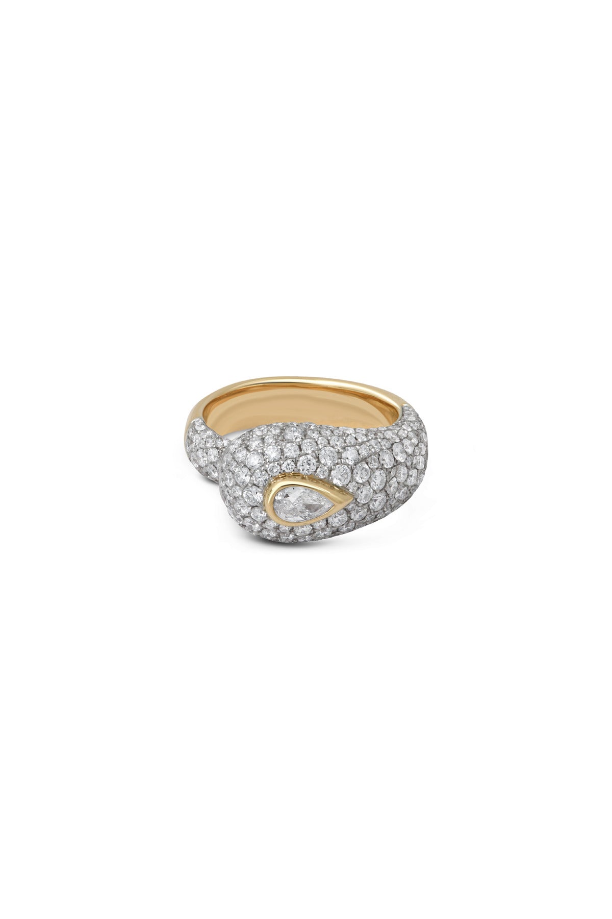 RAINBOW K | 18K GOLD PRESTIGE PAVE DIAMOND RING