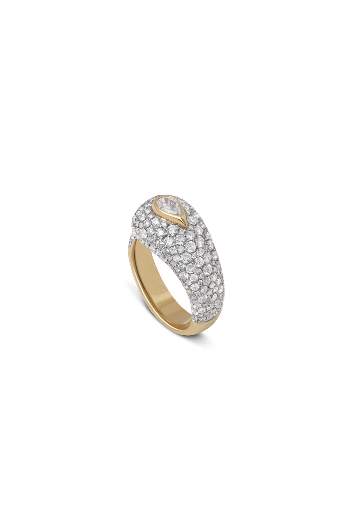 RAINBOW K | 18K GOLD PRESTIGE PAVE DIAMOND RING