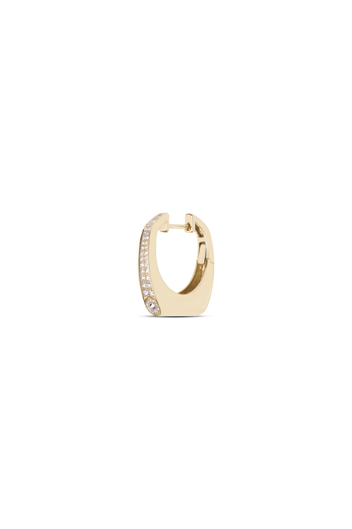 RAINBOW K | NANO LINE PAVE DIAMOND EARRING