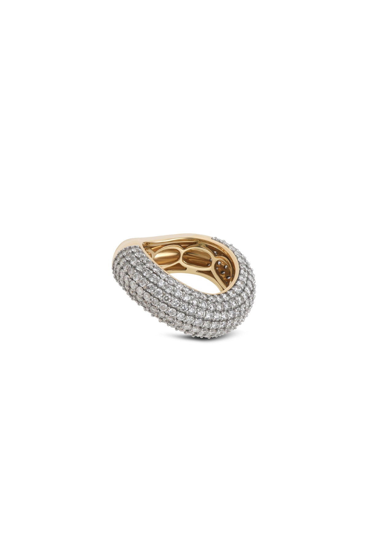 RAINBOW K | ILLUSION PAVE DIAMOND RING