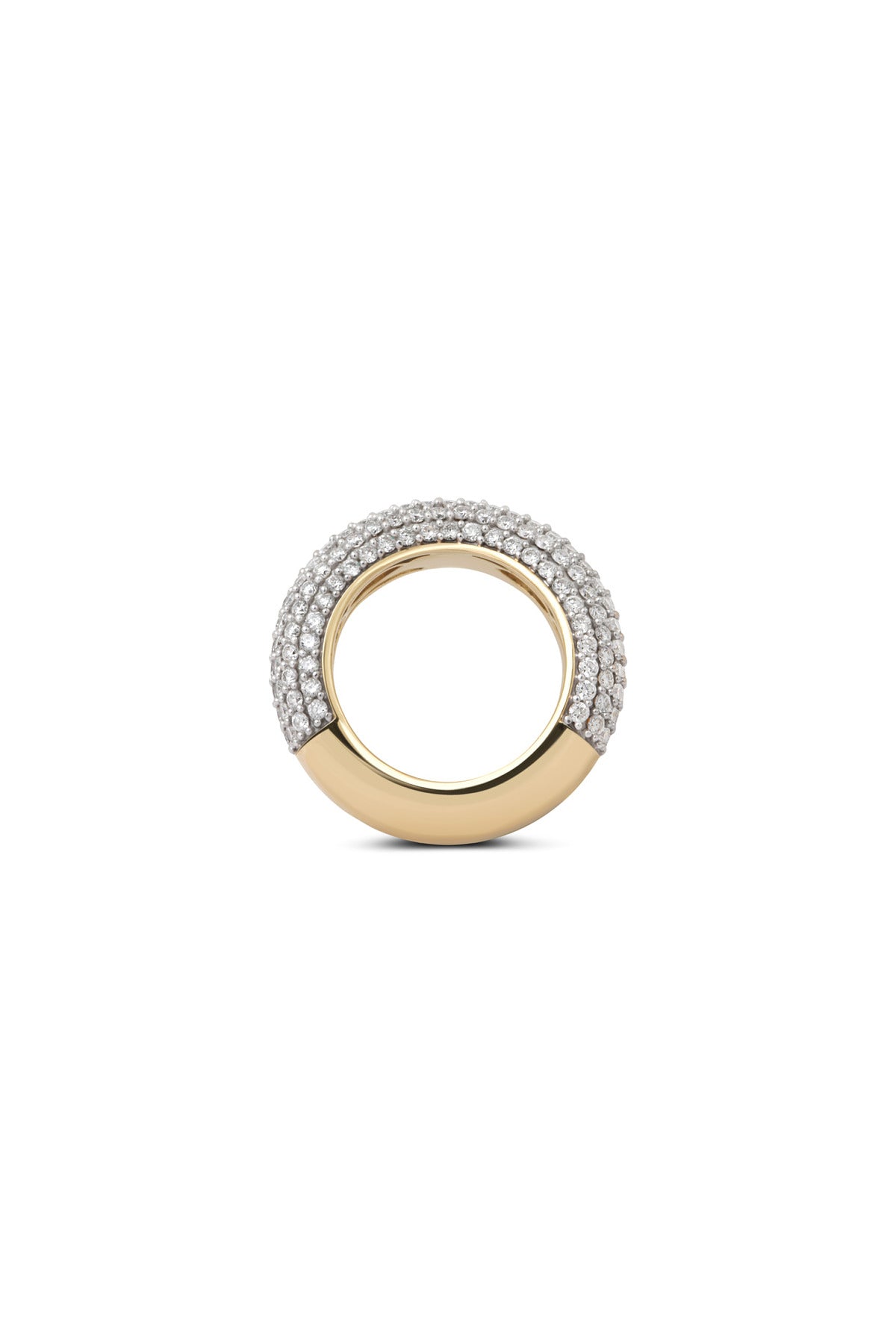 RAINBOW K | ILLUSION PAVE DIAMOND RING