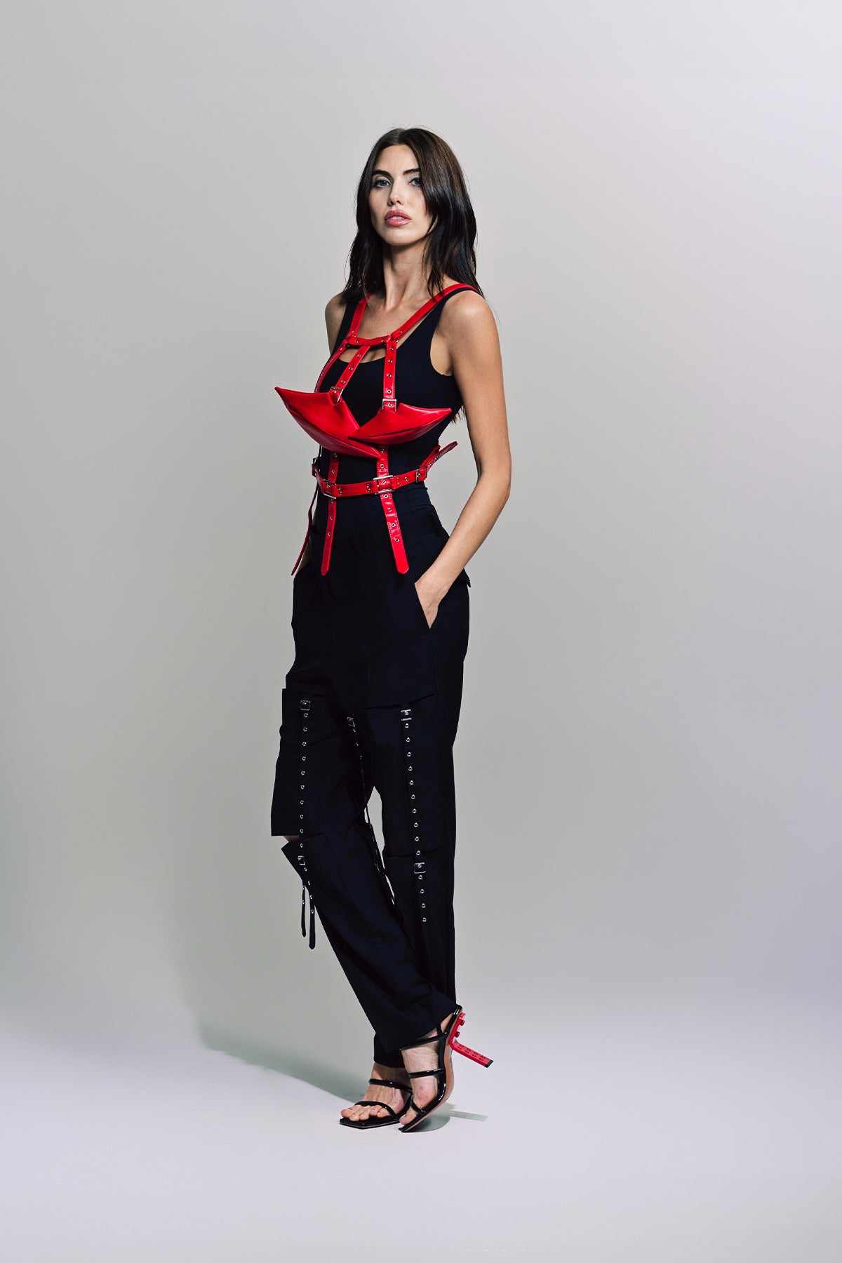 NOIR KEI NINOMIYA | LIPS HARNESS VEST