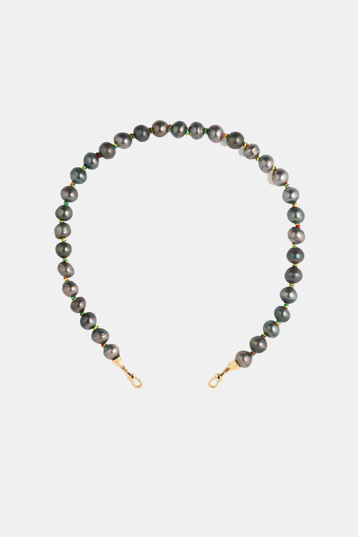 MARIE LICHTENBERG | 18K GOLD 37CM BLACK TAHITI MAULI NECKLACE - MAXFIELD LA