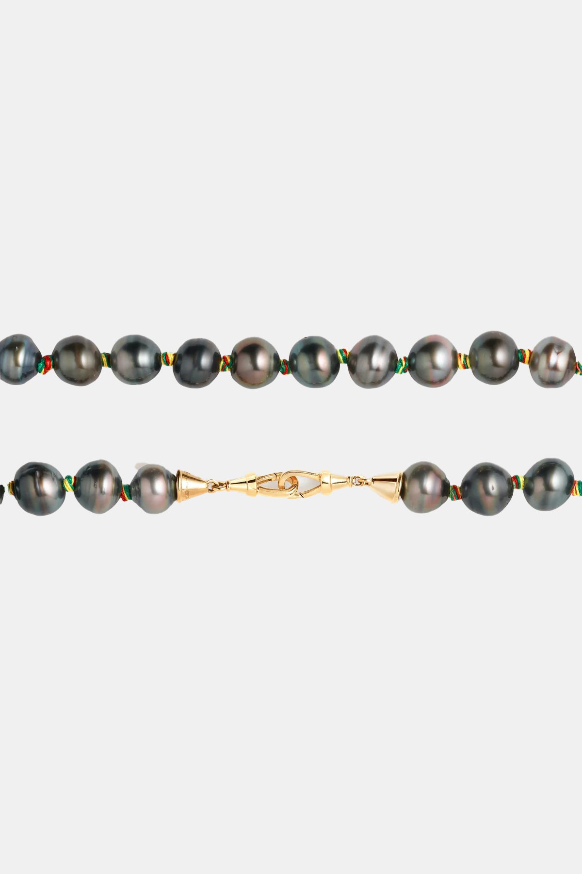 MARIE LICHTENBERG | 18K GOLD 37CM BLACK TAHITI MAULI NECKLACE - MAXFIELD LA