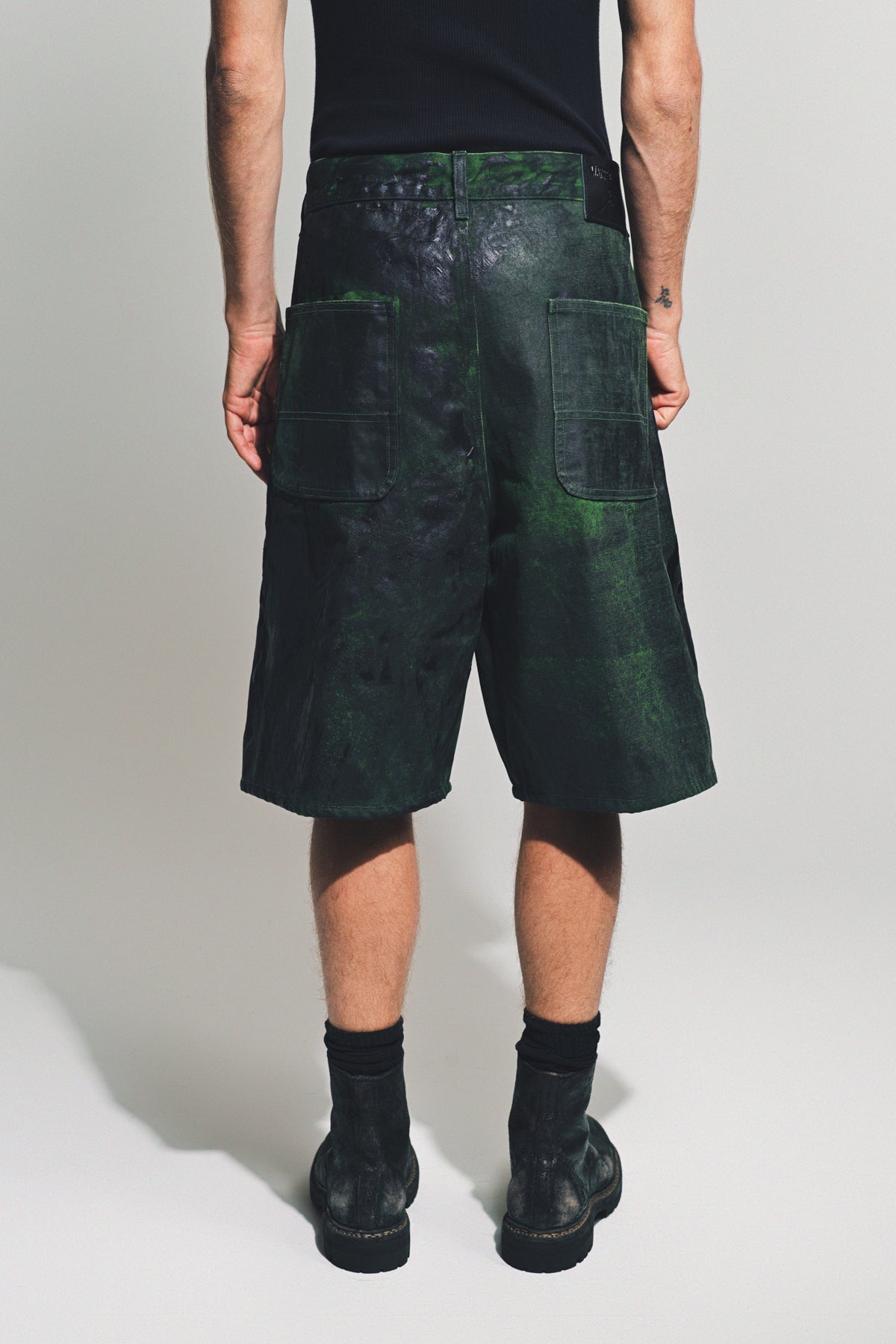 WARREN LOTAS | BAGGY MOTO JEAN SHORTS