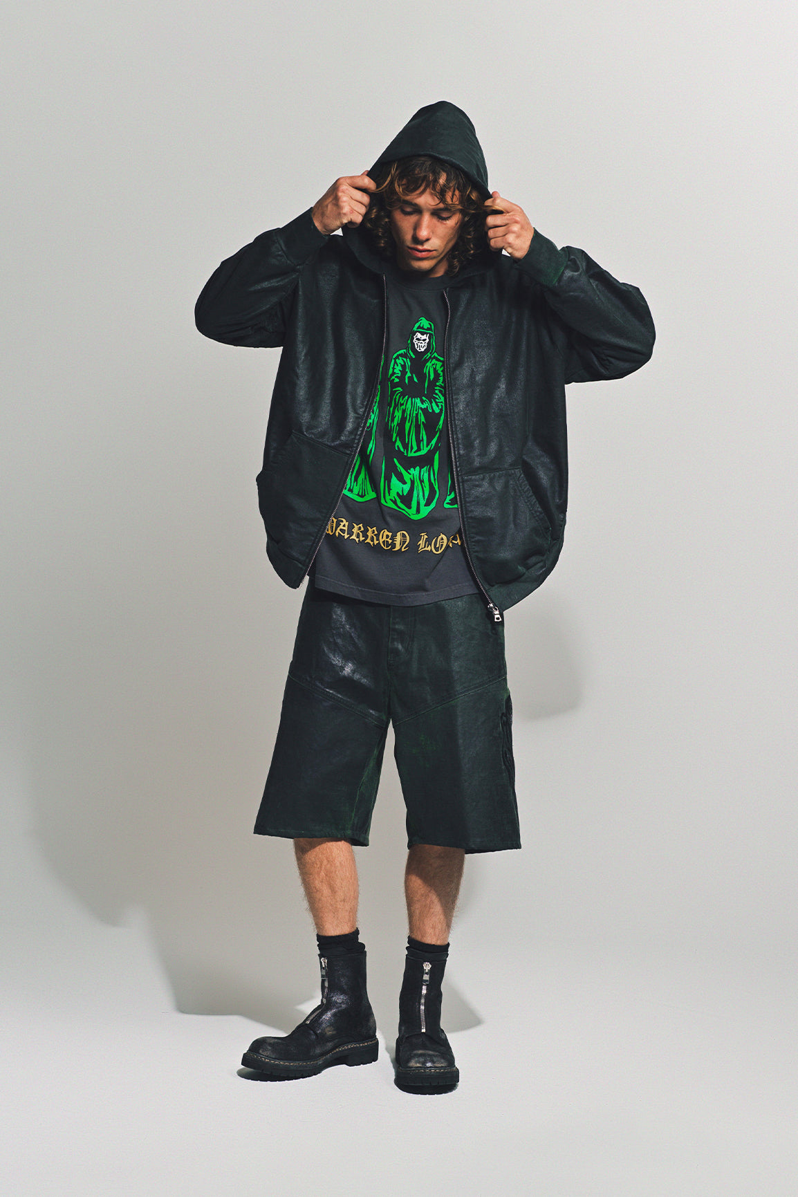 WARREN LOTAS | SHRUNED BARBED HOODIE