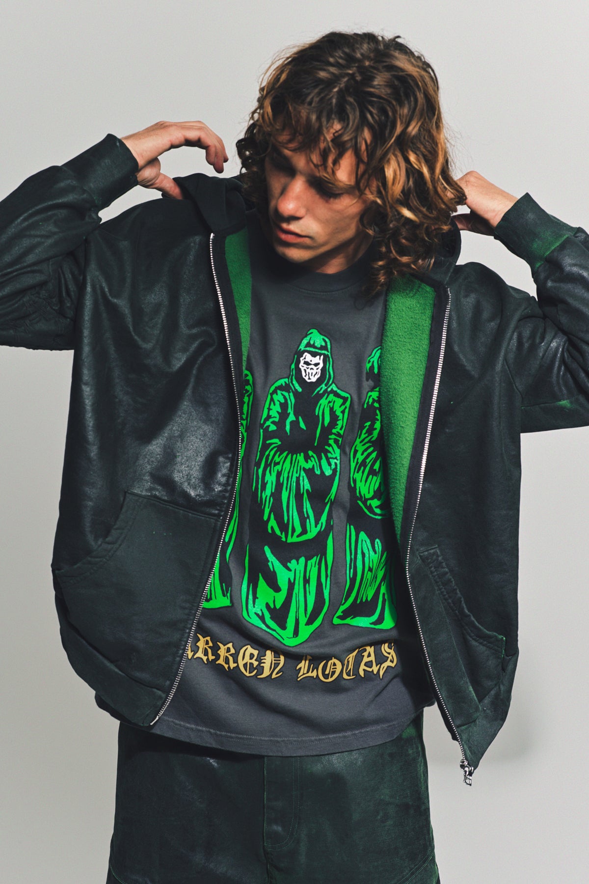 WARREN LOTAS | SHRUNED BARBED HOODIE