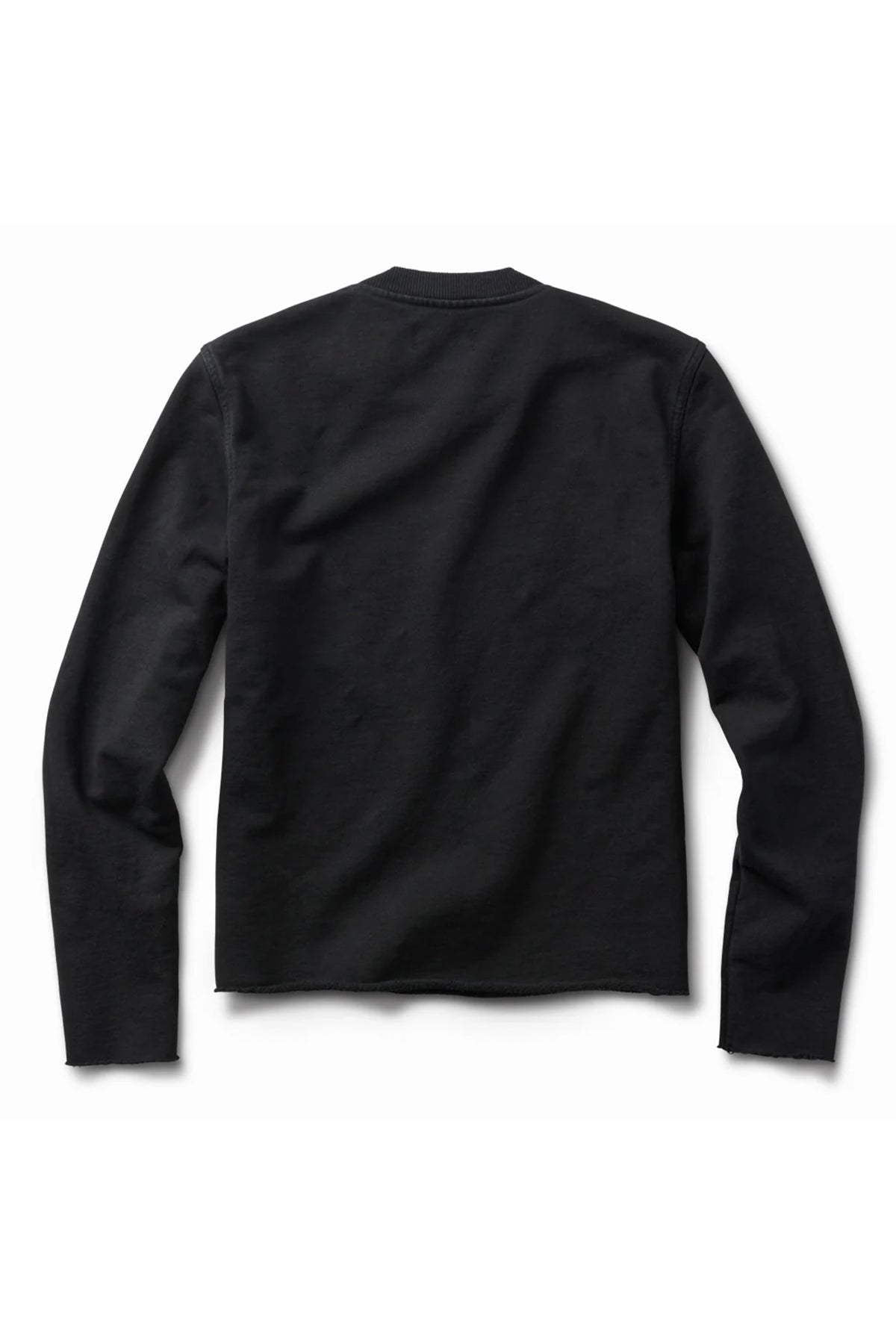 SCHAEFFER'S GARMENT HOTEL | RAW EDGE FRENCH TERRY CREW SWEATSHIRT - MAXFIELD LA