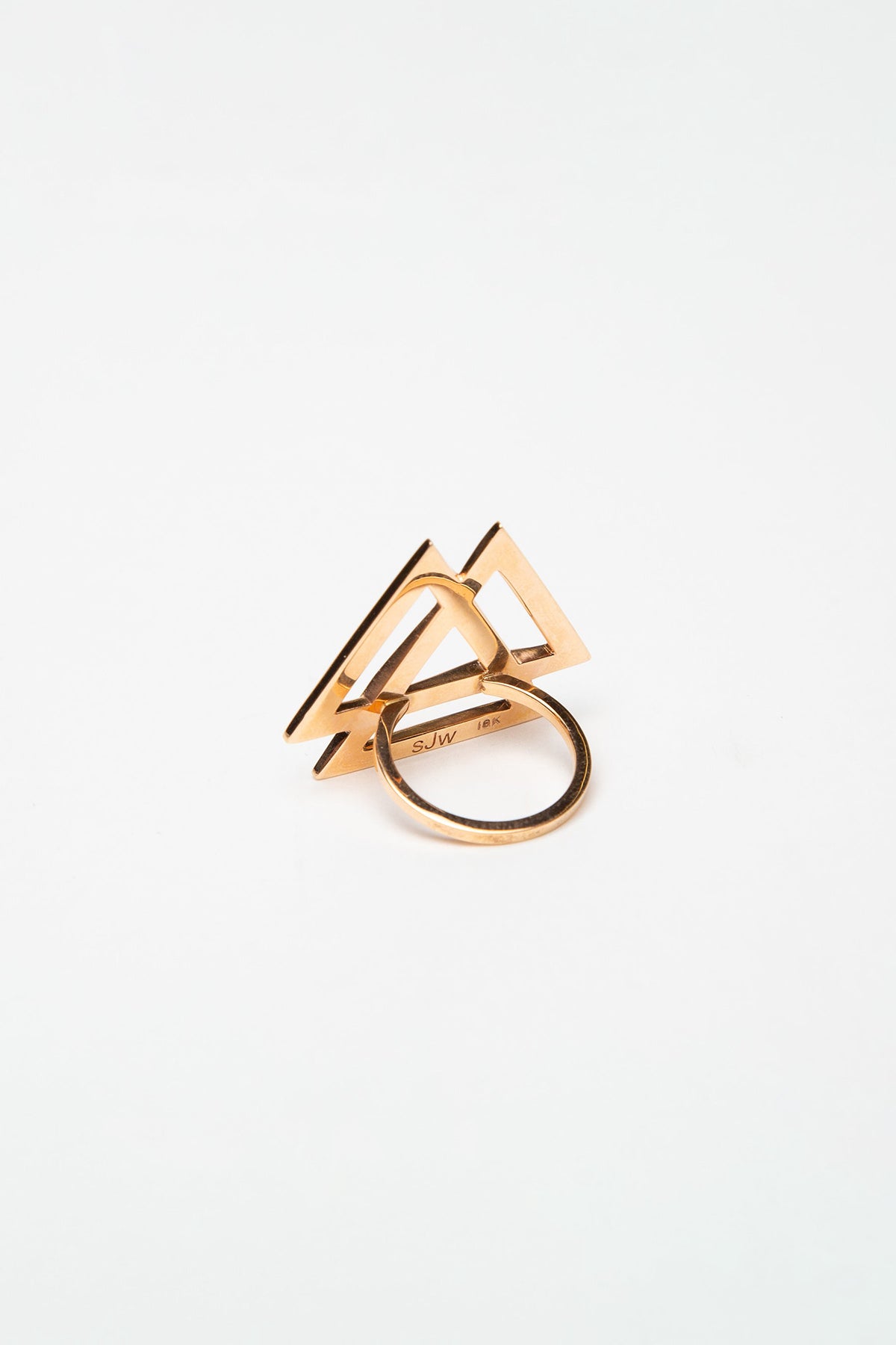 SARAH JANE WILDE | BLACK STAR TRIPLE TRIANGLE RING