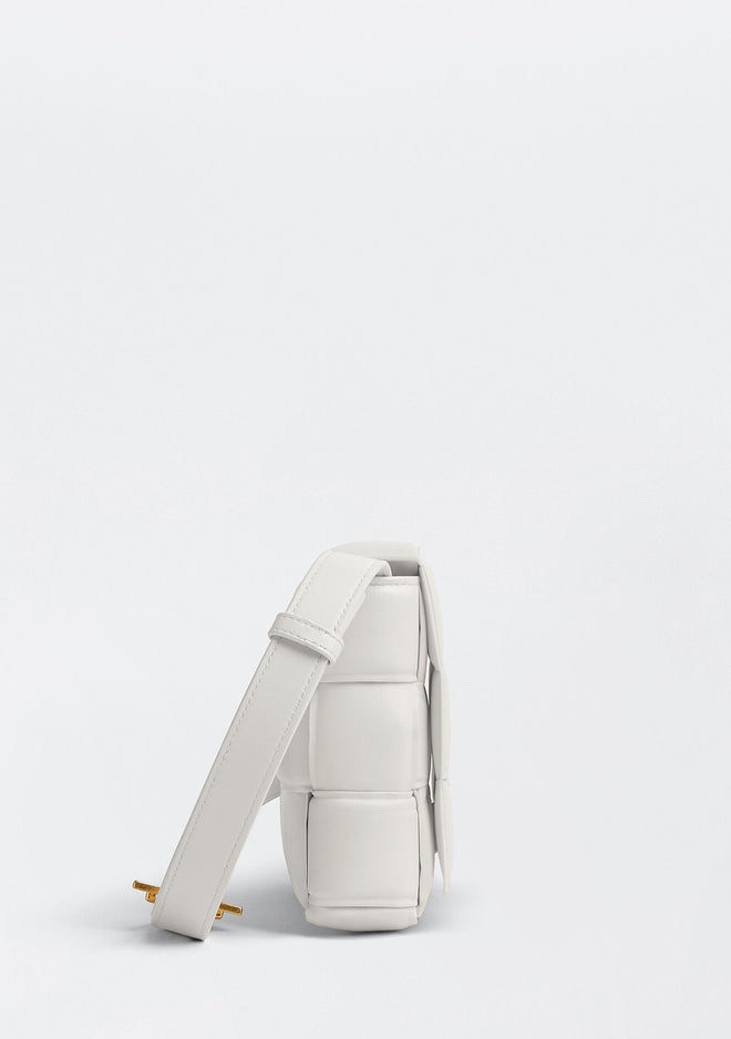 Bottega Veneta Crossbody Bag Leather Chalk in White