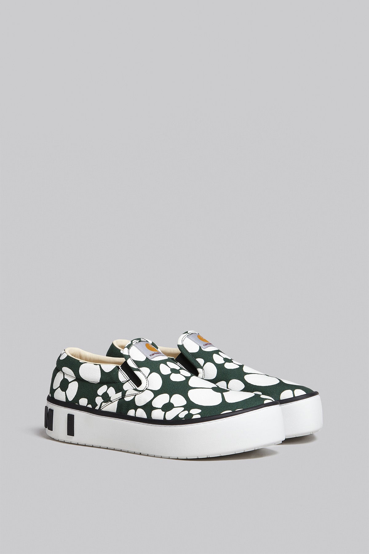 Marni floral-print sneakers - Green