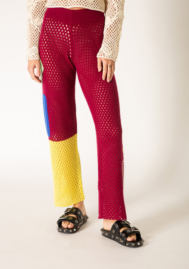 SYDNEY pants in patchwork design  marccaincomen