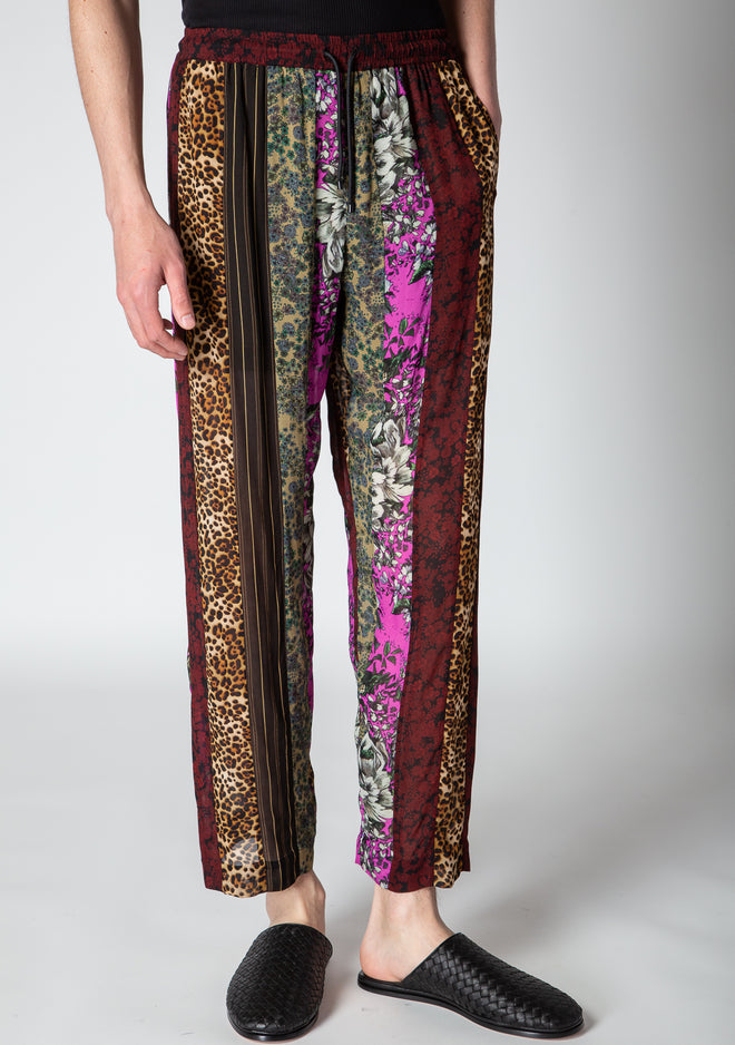 DRIES VAN NOTEN | PRINTED PATCH PANTS