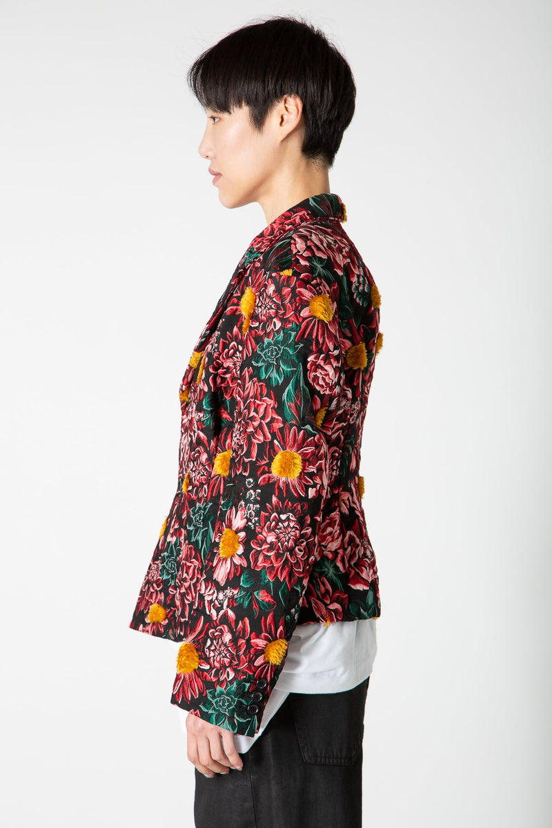 COMME DES GARÇONS | STRUCTURED FLOWER JACKET