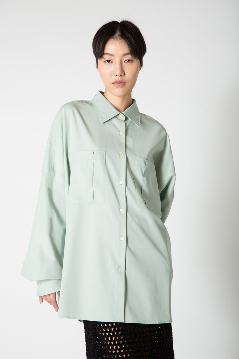 DRIES VAN NOTEN | OVERSIZED BUTTON UP SHIRT – MAXFIELD LA