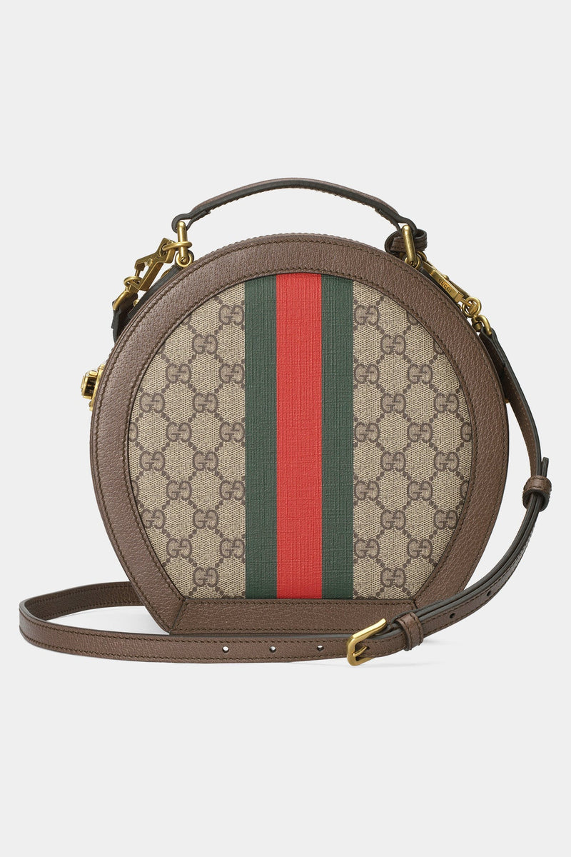 Gucci Savoy large hat box in beige and ebony Supreme